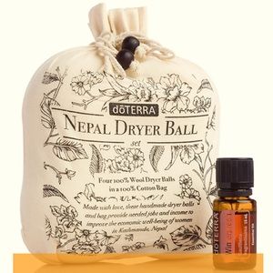doTERRA - 4 Wool Dryer Balls with Wintergreen 15mL